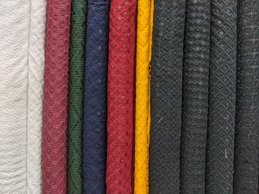 Fabric selection for custom garment